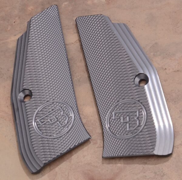 Aluminium pistol grips grey color