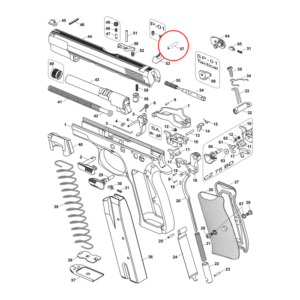 CZ 75 coiled pin