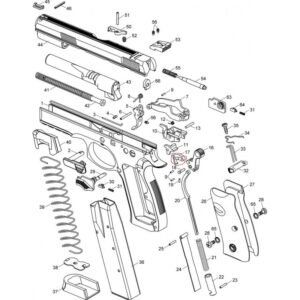 CZ 75 diegram parts