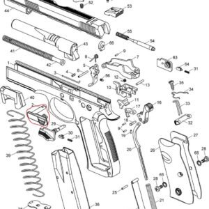 Slide stop CZ 75B